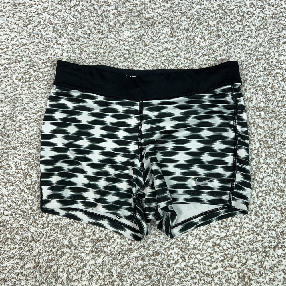Nike Shorts Womens Small Black Dri-FIT 3" Compression Running Athletic Gym Sport